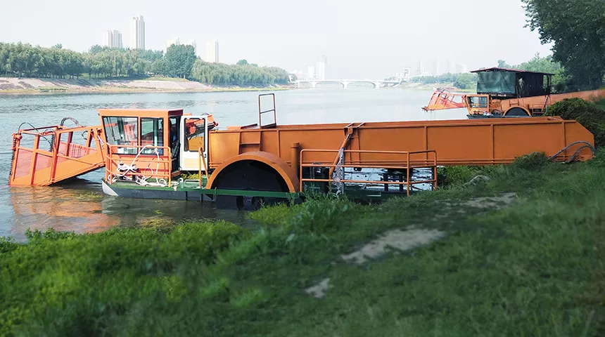 全自动水葫芦打捞船